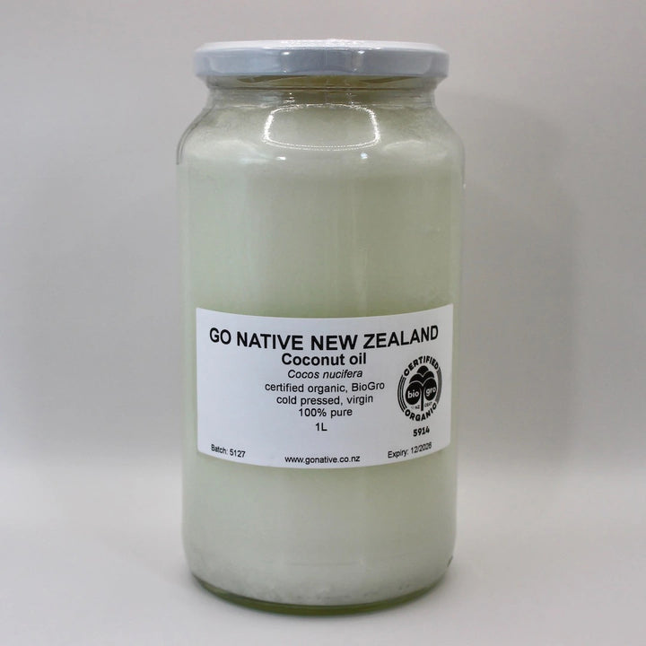 Coconut oil, virgin, certified organic