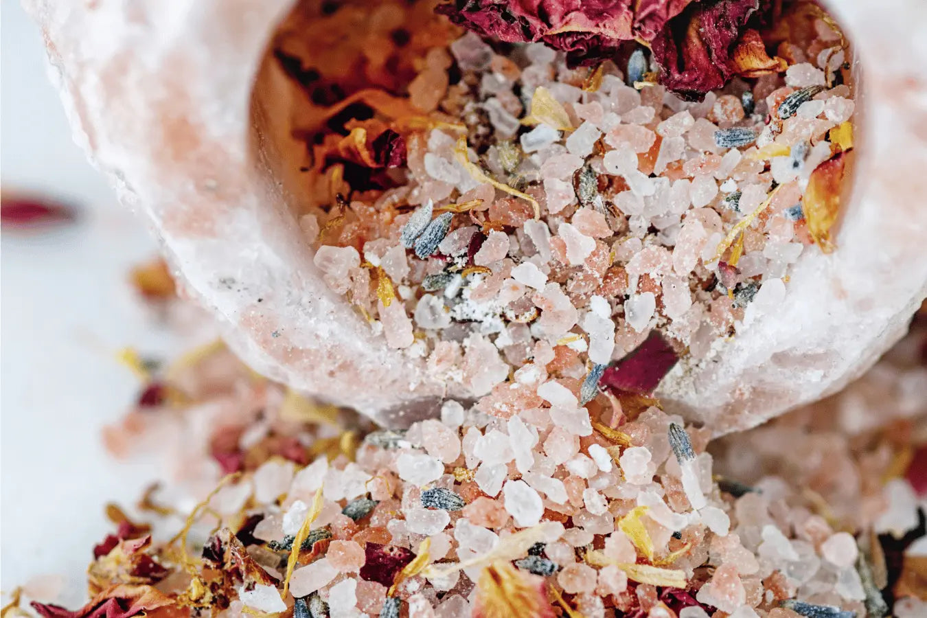 DIY Bath Treats - Make Old Rose Bath Salts