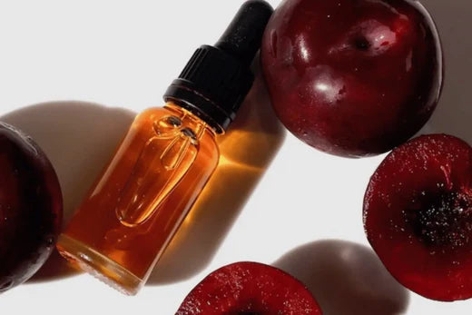 Summer Fruits Orange Go Native Serum recipe coenzyme Q10 powder in a clear dropper bottle 