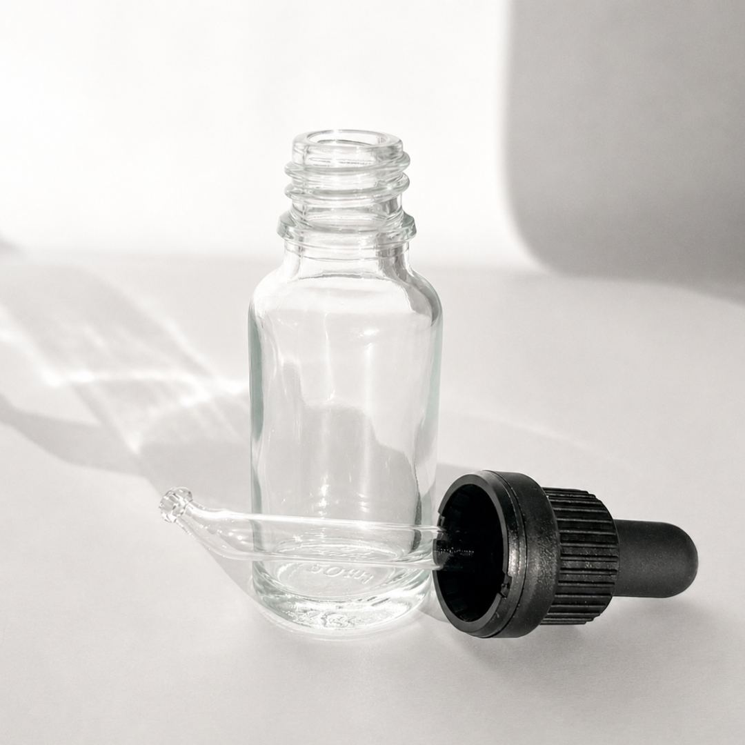 20ml Clear Glass Bottle