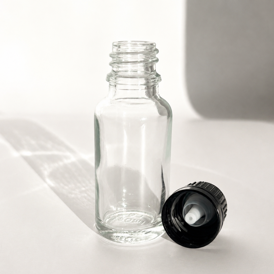 20ml Clear Glass Bottle