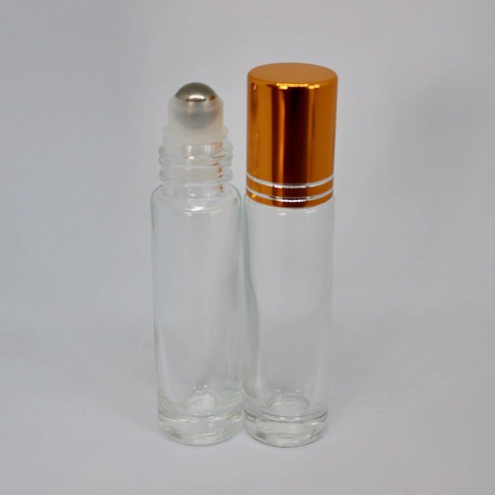 Clear glass roll-on: 10ml