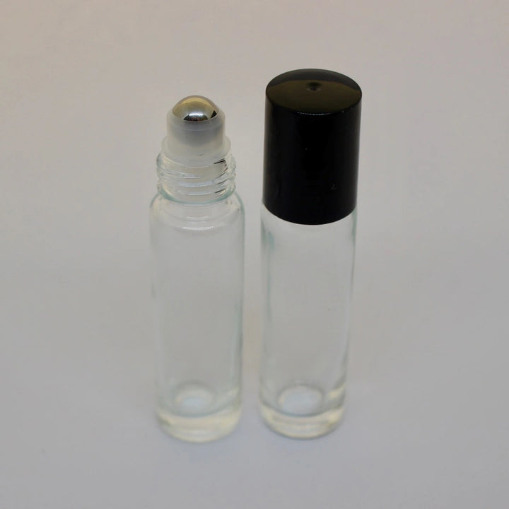 Clear glass roll-on: 10ml