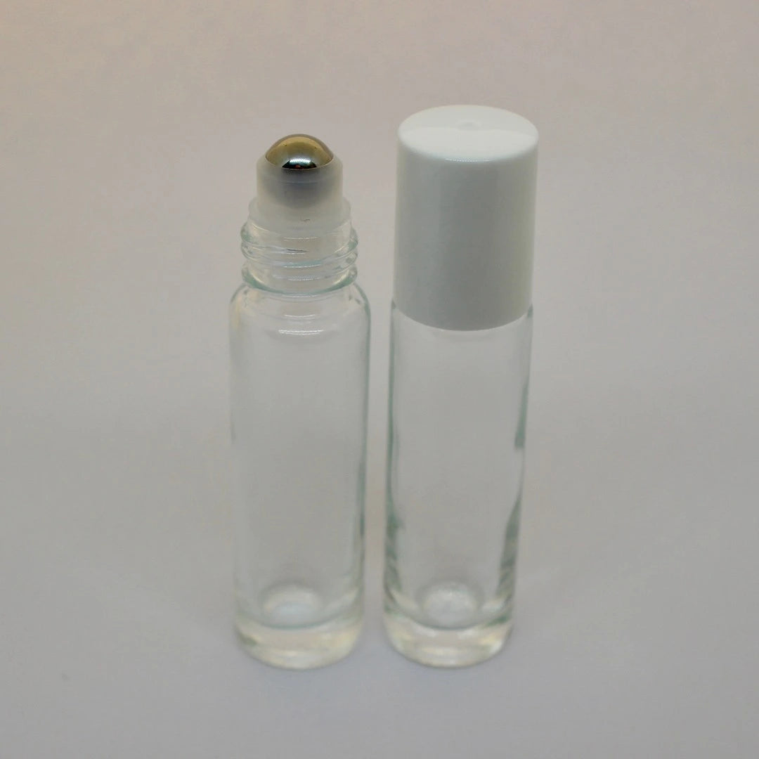 Clear glass roll-on: 10ml