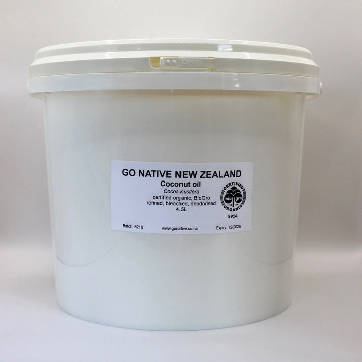 Coconut oil, RBD, certified organic - 4.5L