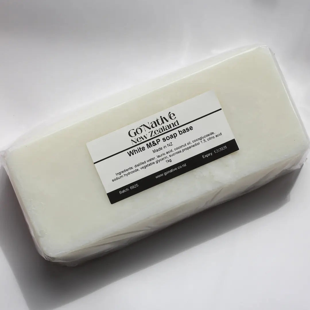 White melt and pour soap base, NZ