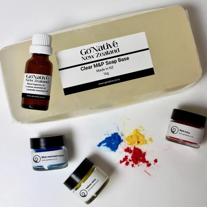 Melt & pour soapmaking PACK: Clear base