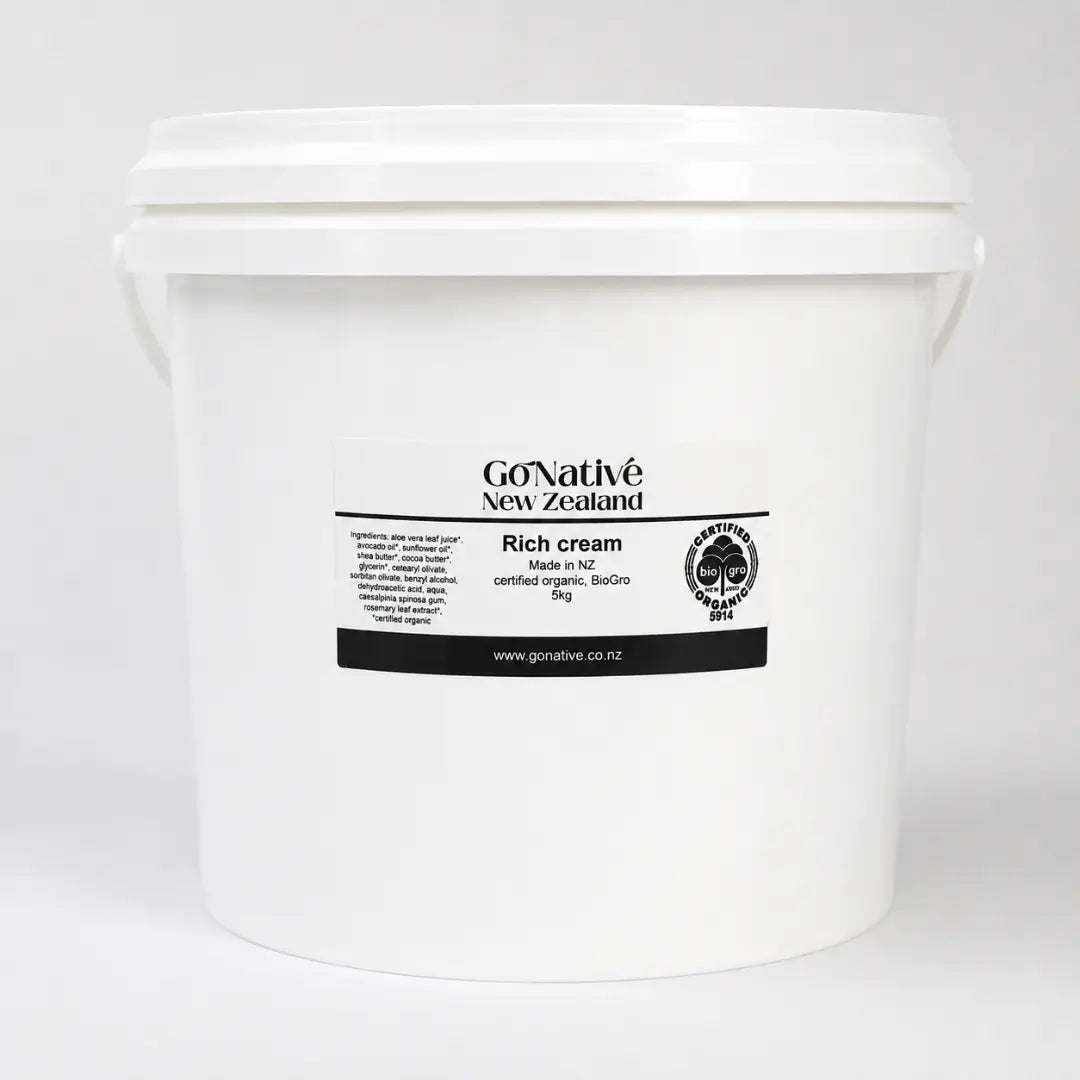 Rich cream, certified organic