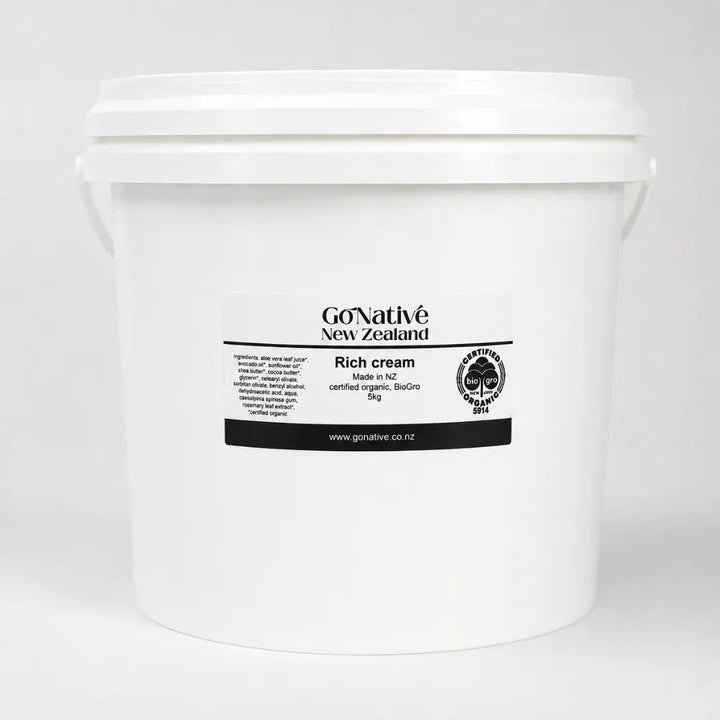 Rich cream, certified organic