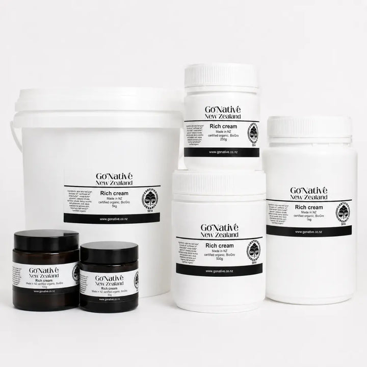 Rich cream, certified organic