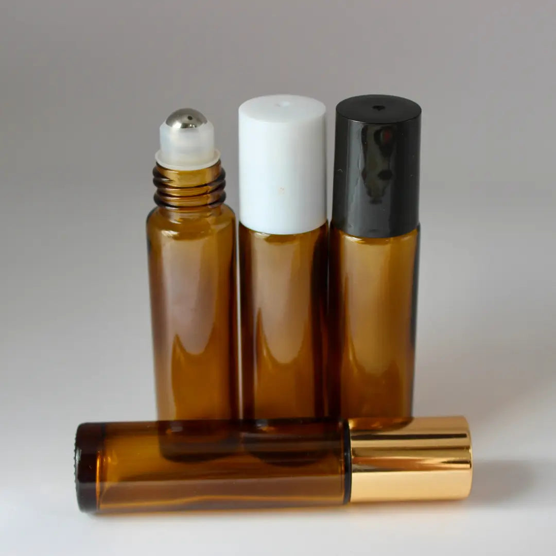 Amber glass roll-on: 10ml