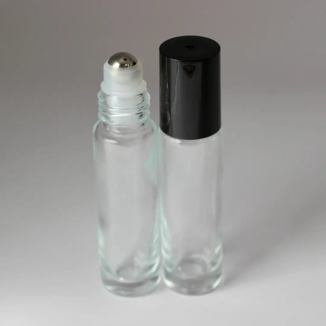 Clear glass roll-on: 10ml
