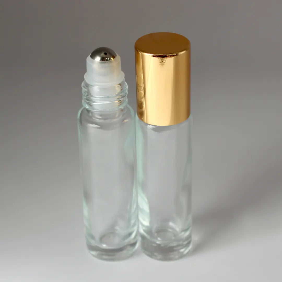 Clear glass roll-on: 10ml