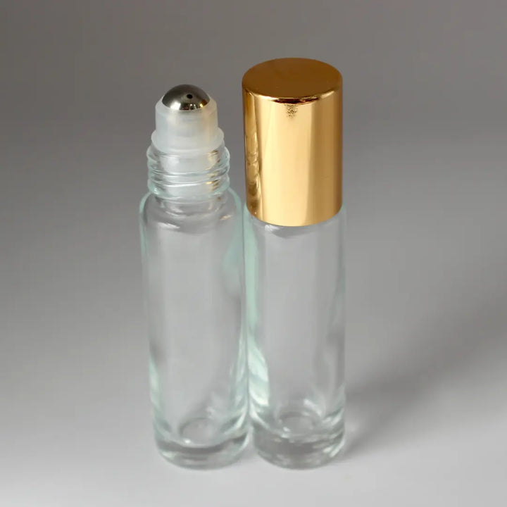 Clear glass roll-on: 10ml