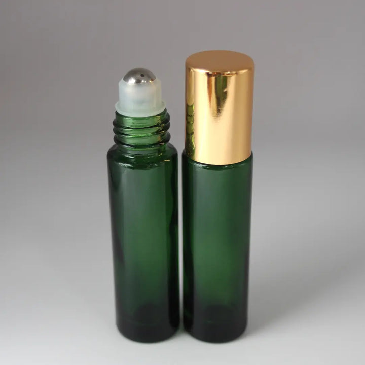 Green glass roll-on: 10ml