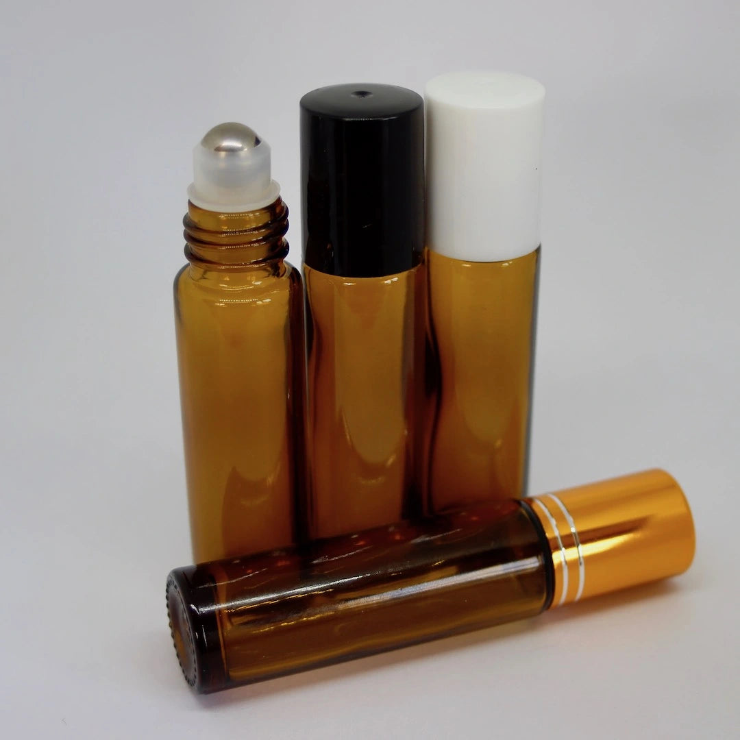 Amber glass roll-on: 10ml