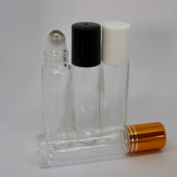 Clear glass roll-on: 10ml