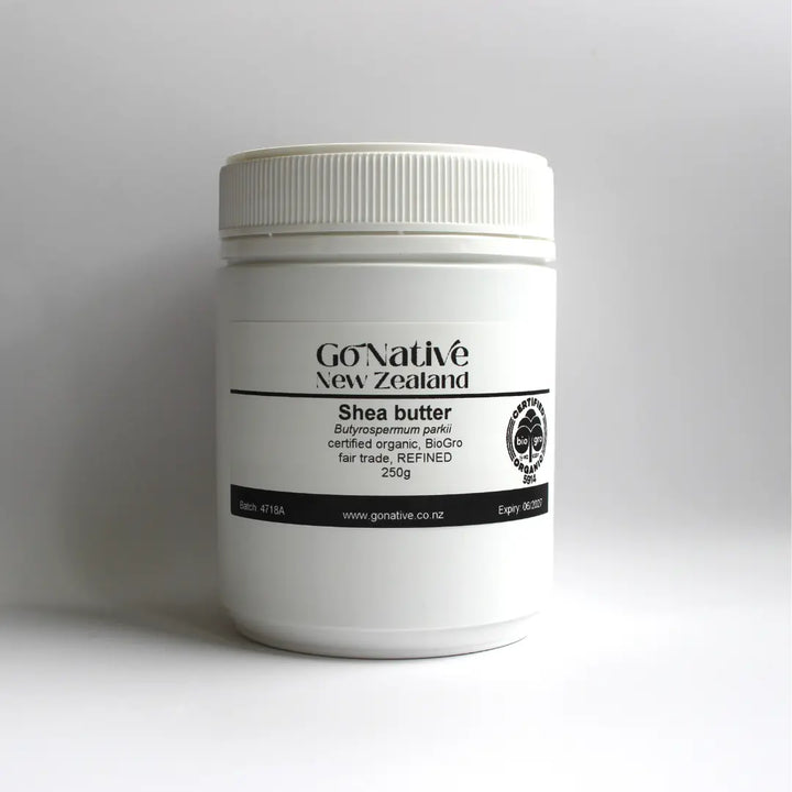 Shea butter, certified organic, fair trade, REFINED