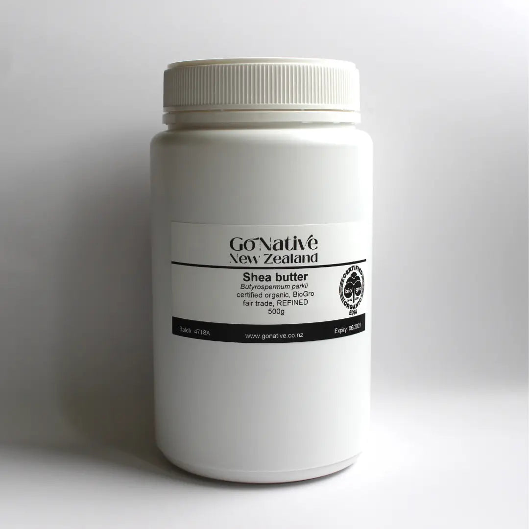 Shea butter, certified organic, fair trade, REFINED