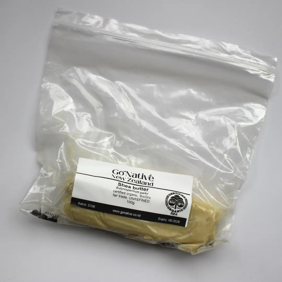 Shea butter, certified organic, fair trade, UNREFINED