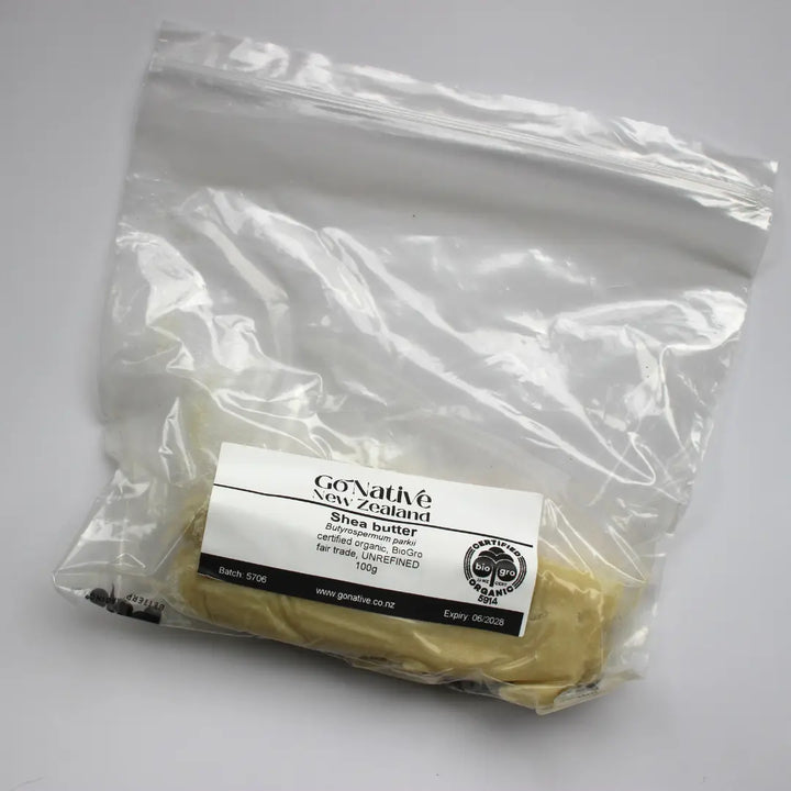 Shea butter, certified organic, fair trade, UNREFINED