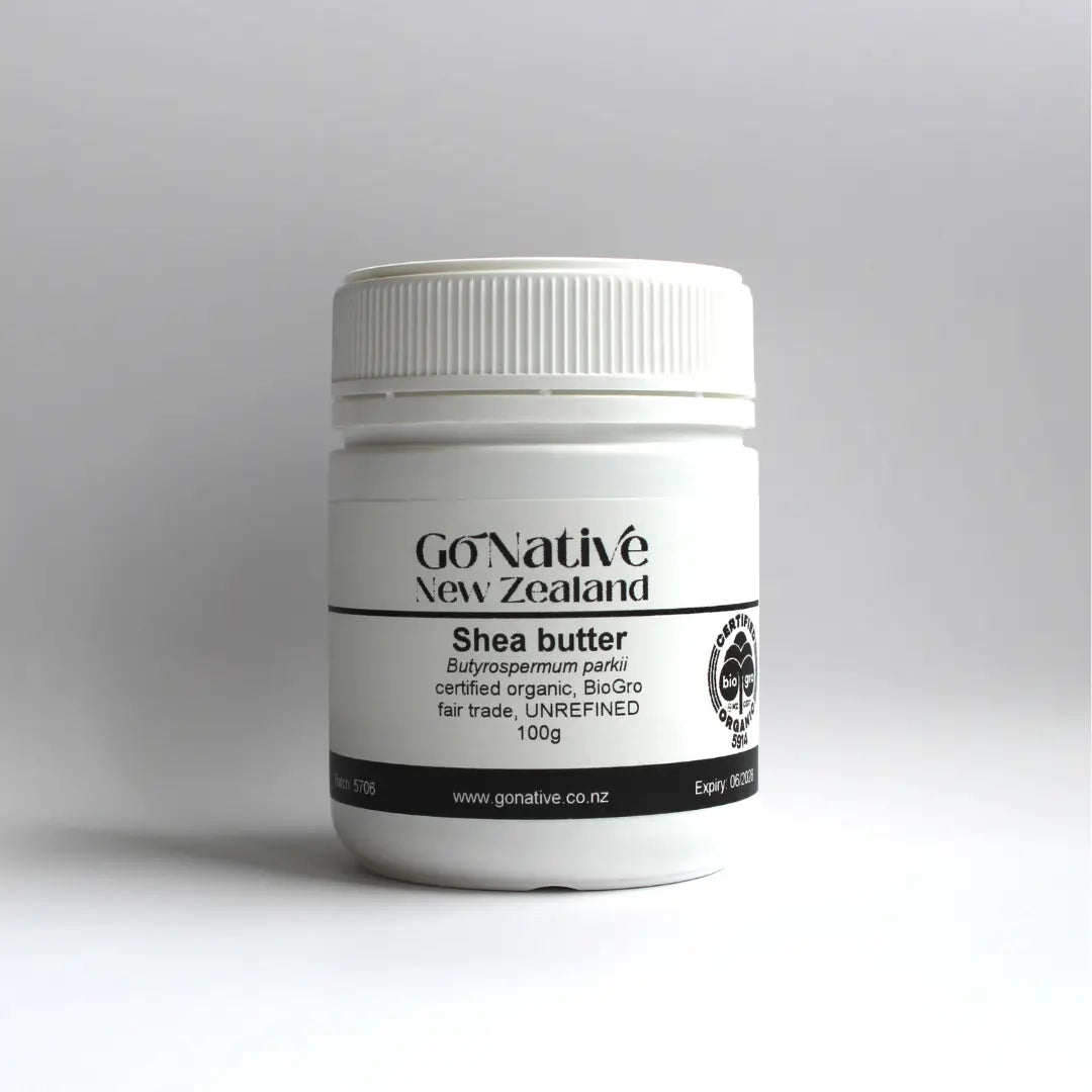 Shea butter, certified organic, fair trade, UNREFINED