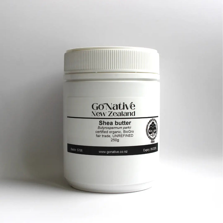 Shea butter, certified organic, fair trade, UNREFINED