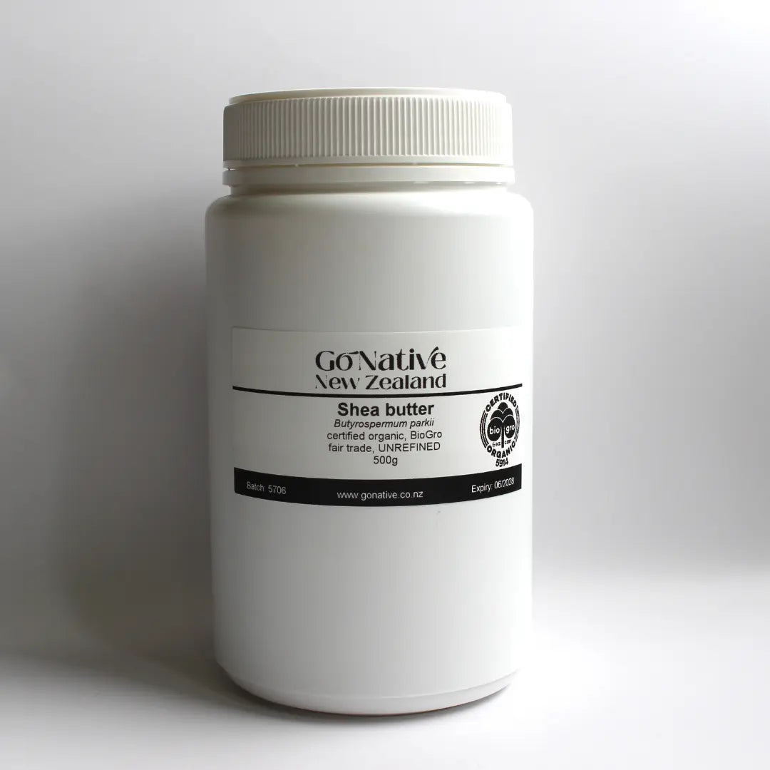 Shea butter, certified organic, fair trade, UNREFINED