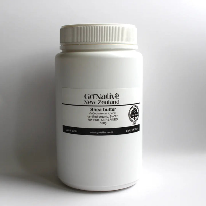 Shea butter, certified organic, fair trade, UNREFINED