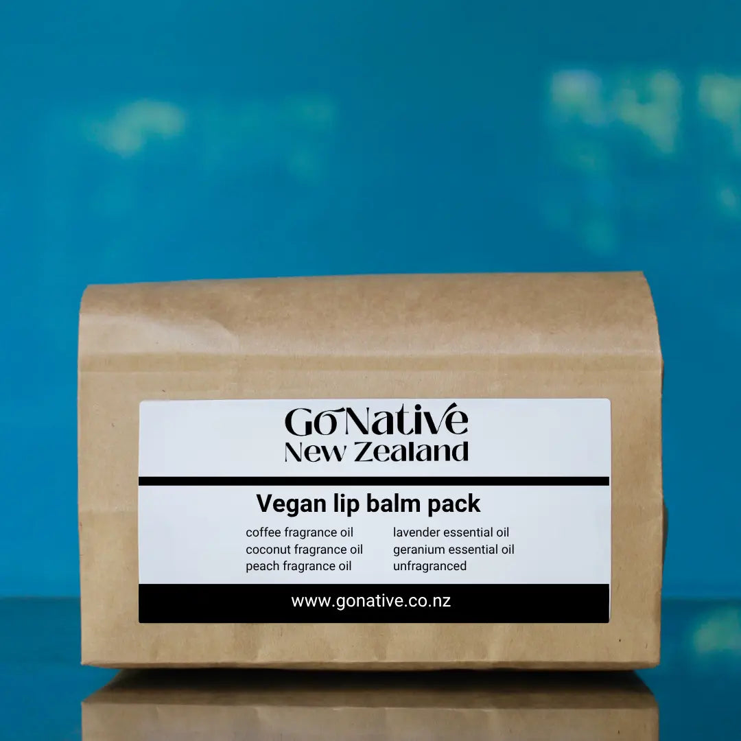 Lip balm PACK - vegan: 10 plastic tubes