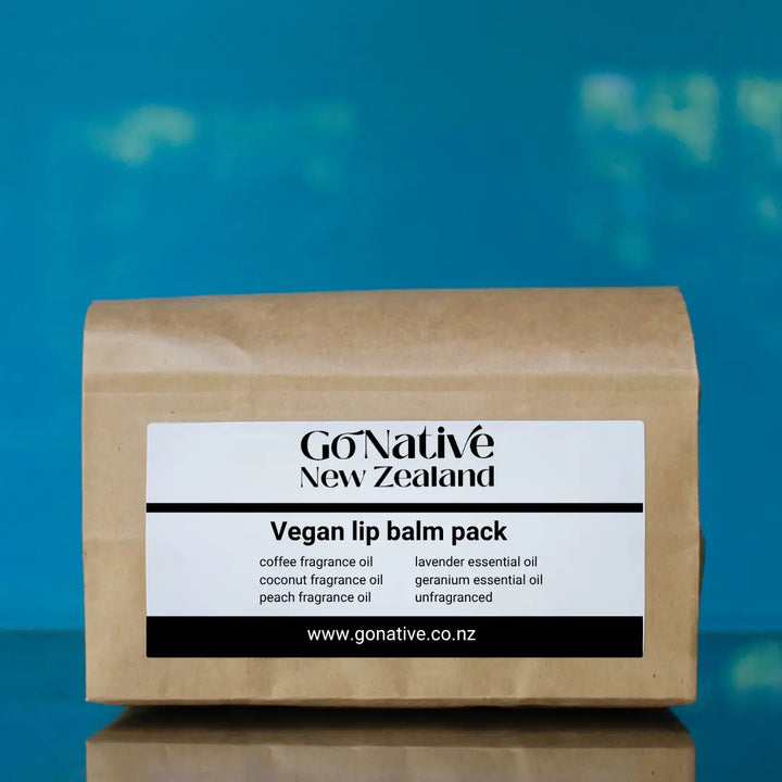 Lip balm PACK - vegan: 10 plastic tubes