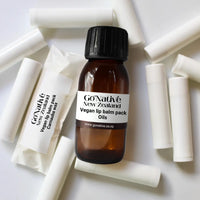 Vegan Lip Balm PACK: 10 plastic tubes