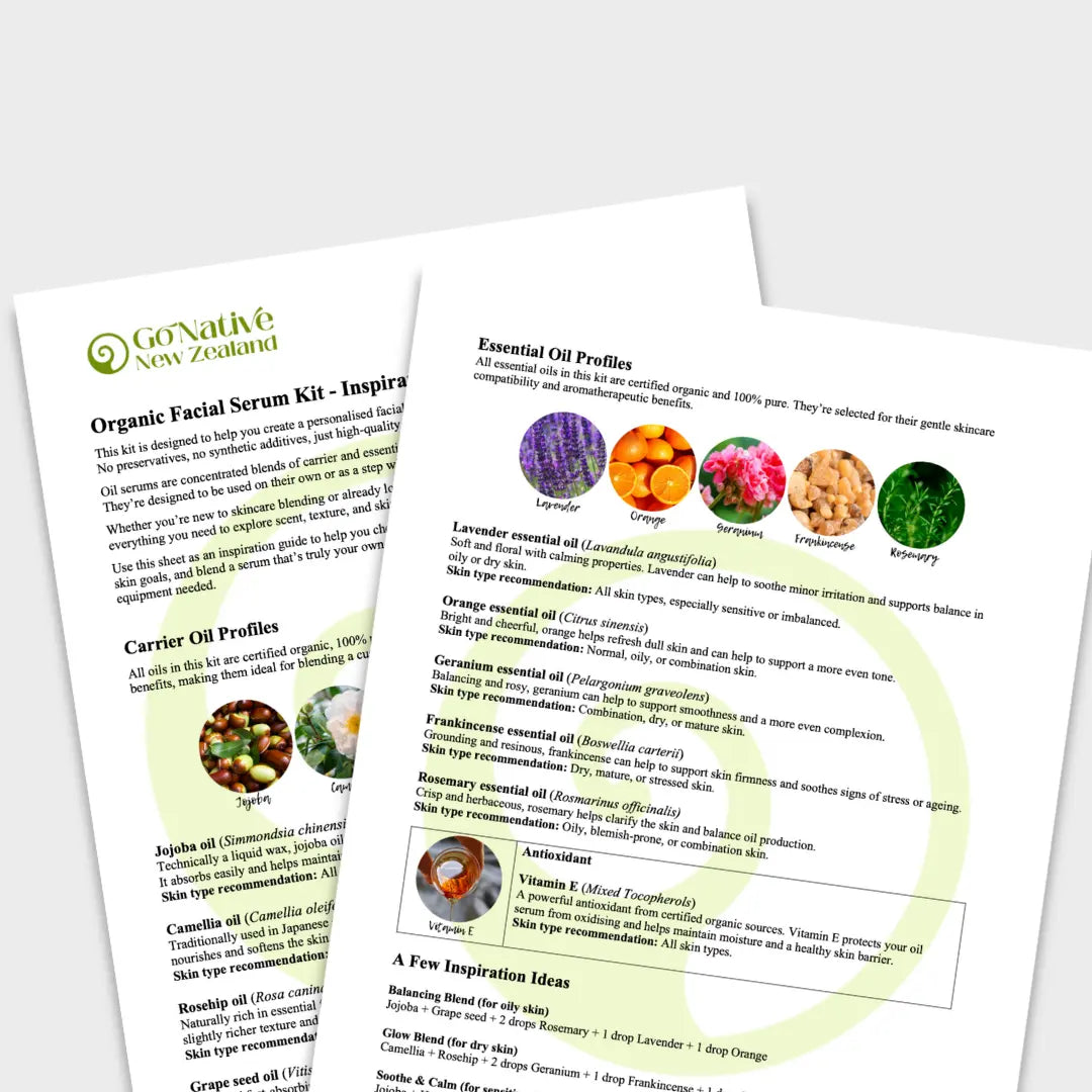 Organic Facial Serum Kit